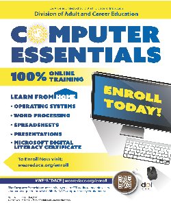 Computer Essentials Summer Flyer Thumbnail